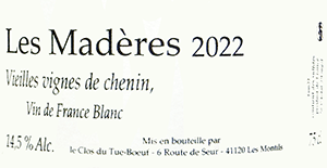 ル・クロ・デュ・テュ・ブッフ・ヴァン・ド・フランス・ブラン・レ・マデール 2022